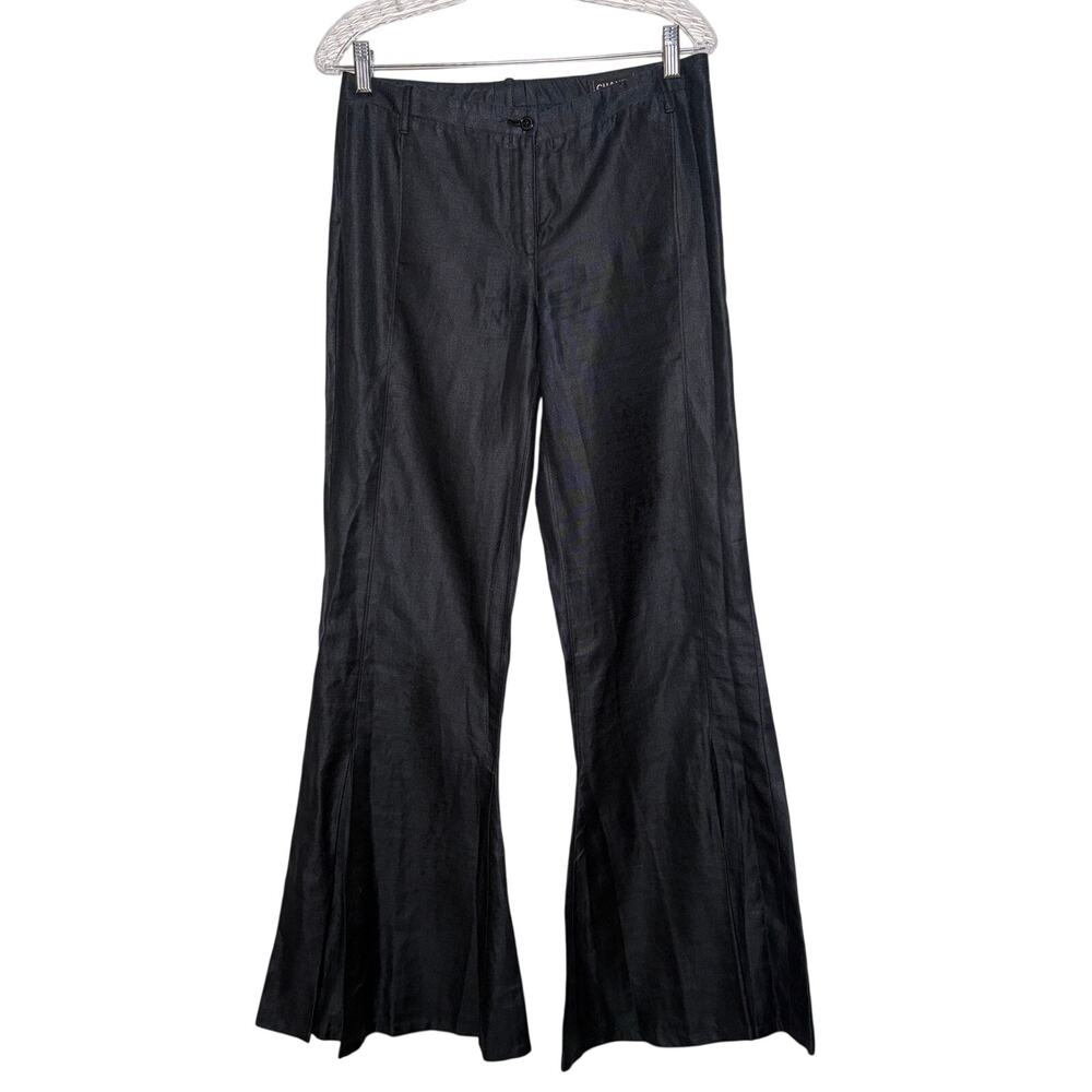 Chanel 09C Cruise Linen Flare Trousers Pintuck Godets FR 38 / US 6 - Authentic